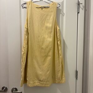 Butter-Yellow Sleeveless Dress
